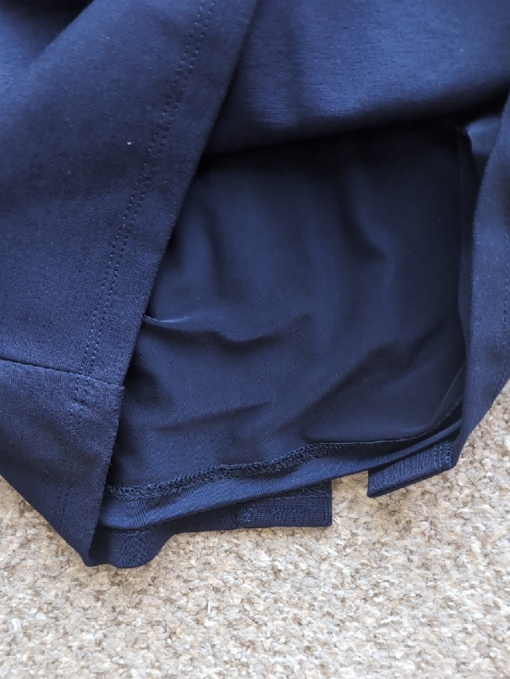 La Femme En Noir Navy Pencil Skirt - Picture 3 of 3
